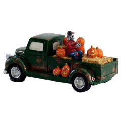 Lemax pumpkin pickup truck Spooky Town 2018
