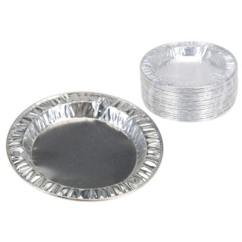 Asbak set van 20 aluminium