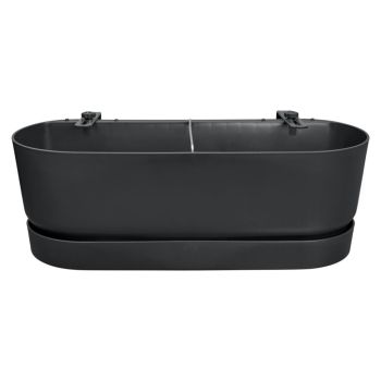 Elho greenville easy balcony 52 cm Living black