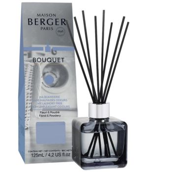 Maison Berger Paris parfumverspreider cube my laundry free from unpleasant odours floral & powdery 125 ml