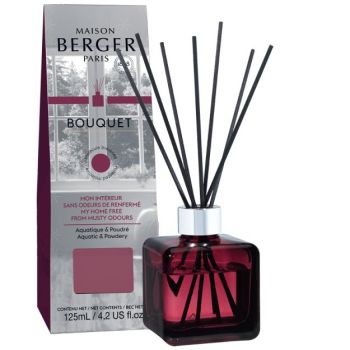 Maison Berger Paris parfumverspreider cube my home free from musty odours aquatic & powdery 125 ml