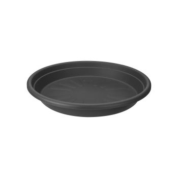 Elho universele schotel rond 13 cm antraciet