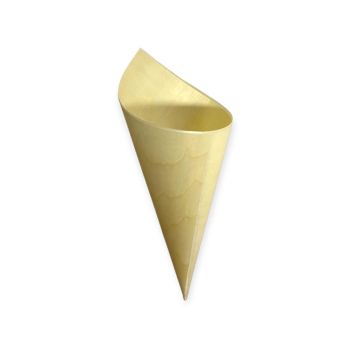 Serveerkoker naturel berkenhout 20cm