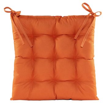 Anna's Collection zitkussen gewatteerd 38x38cm oranje