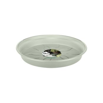 Elho Green Basics schotel 25cm steengroen