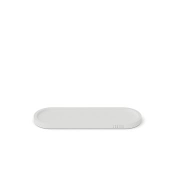 JANZEN onderzetter kunststof  20x6.5x1cm wit 
