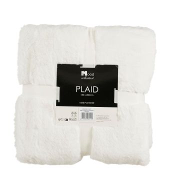 In the Mood plaid bronte 150x200cm wit