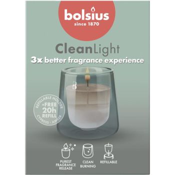 Bolsius cleanlight startersset cypress & amber