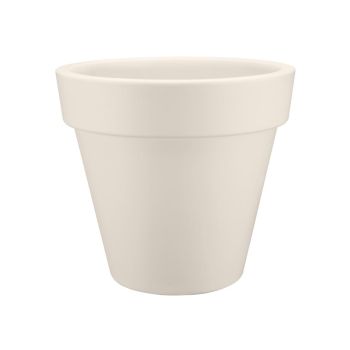 elho bloempot pure round d40 h36cm Linnen wit