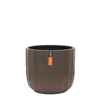 Capi bloempot Bol Craft 9x8 cm Warm Taupe