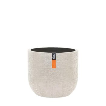Capi bloempot Bol Skin 14x13 cm Beige
