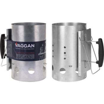 Bbq starter metaal diameter 19,5 cm