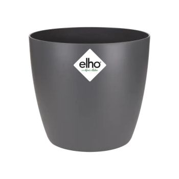 Elho brussels mini bloempot rond 9,5 cm antraciet
