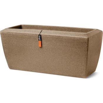 Capi plantenbak rechthoekig Arc Granite 90x35x40 cm taupe