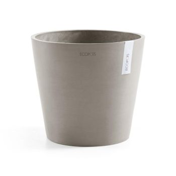 Ecopots Amsterdam Taupe Ø25 x H22 cm