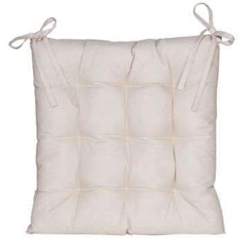 Anna's Collection zitkussen gewatteerd 38x38cm zand