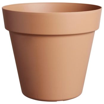 Easyday smile recht kunststof bloempot Ø29x25.8cm terracotta