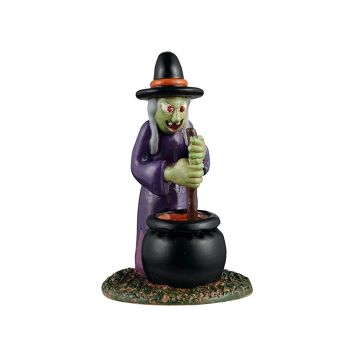 Lemax inflatable witch yard decoration Spooky Town 2025