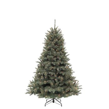 Triumph Tree Forest frosted - kunstkerstboom met verlichting groen, blauw 1,85m x 1,3m