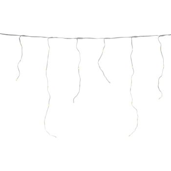 Kerstverlichting LED ijspegels 85 lampjes 3m, warm wit
