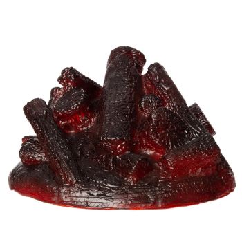 LED Kampvuur 28x28x17 cm 4x12 lampjes 5m aanloopsnoer