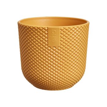 elho bloempot jazz rond mini d7 h7cm Amber geel