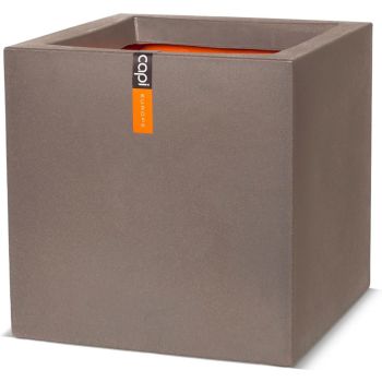 Capi Europe Bloempot Smooth Taupe 50 x 50 x 50 cm