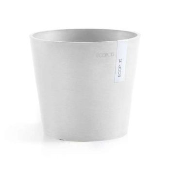 Ecopots Amsterdam Mini Puurwit Ø17 x H14,7 cm