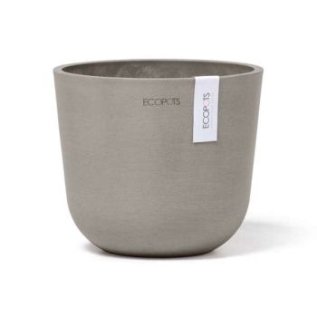 Ecopots Oslo Mini Taupe Ø16cm x H13,7 cm