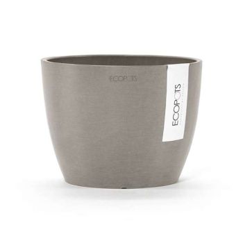 Ecopots Stockholm Taupe Ø16,2 x H12 cm