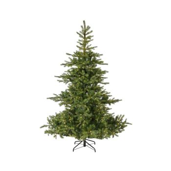 Everlands Grandis fir - kunstkerstboom met verlichting groen 2,1m x 1,5m