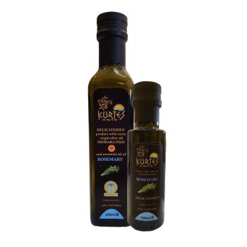 Kurtes fles delicatessen olijfolie rozemarijn 100 ml