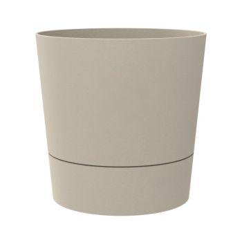 elho plantenbak foss rond d25 h24cm Paddenstoel beige
