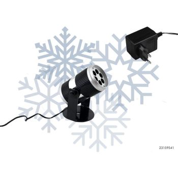 Kerstverlichting LED projector sneeuwvlok roterend