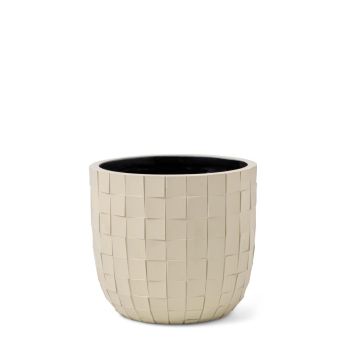 Capi  bol blocks  bloempot Ø9x8cm beige