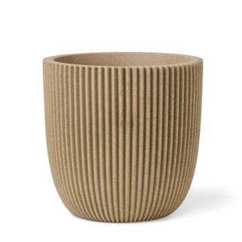 Capi nature bol groove nl  bloempot Ø54x52cm beige
