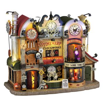 Lemax timewarp clockworks Spooky Town 2026