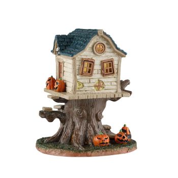 Lemax skull tree house Spooky Town 2026