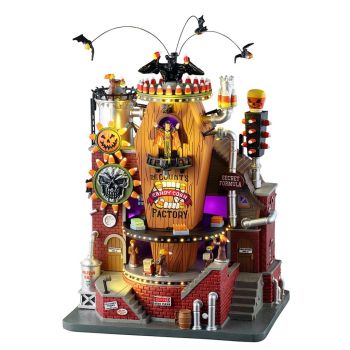 Lemax the count's candy corn factory Spooky Town 2026