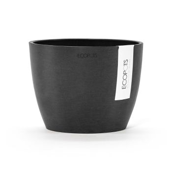 Ecopots Stockholm Donkergrijs Ø16,2 x H12 cm